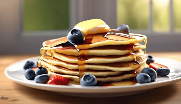 Des pancakes rapides sans œufs pour vos envies sucrées