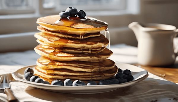 Réalisez des pancakes maison sans œufs moelleux et légers