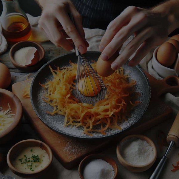 Quelle est la meilleure technique pour des galettes de pommes de terre râpées croustillantes ?