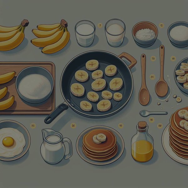 Comment faire des pancakes à la banane sans oeufs ni lait ?